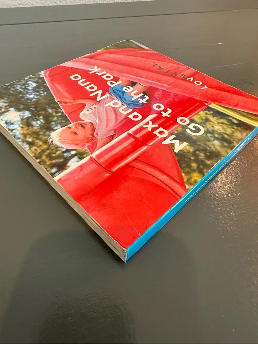 LOVEVERY Max and Nana Go to the Park - Red Kids Board Book